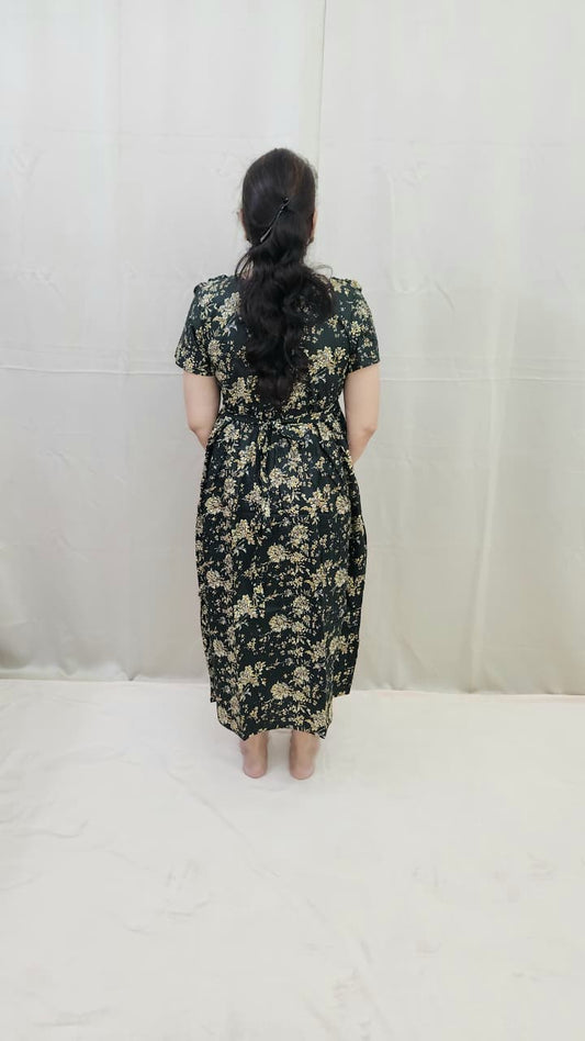 Green Feeding Kurti with Dupatta